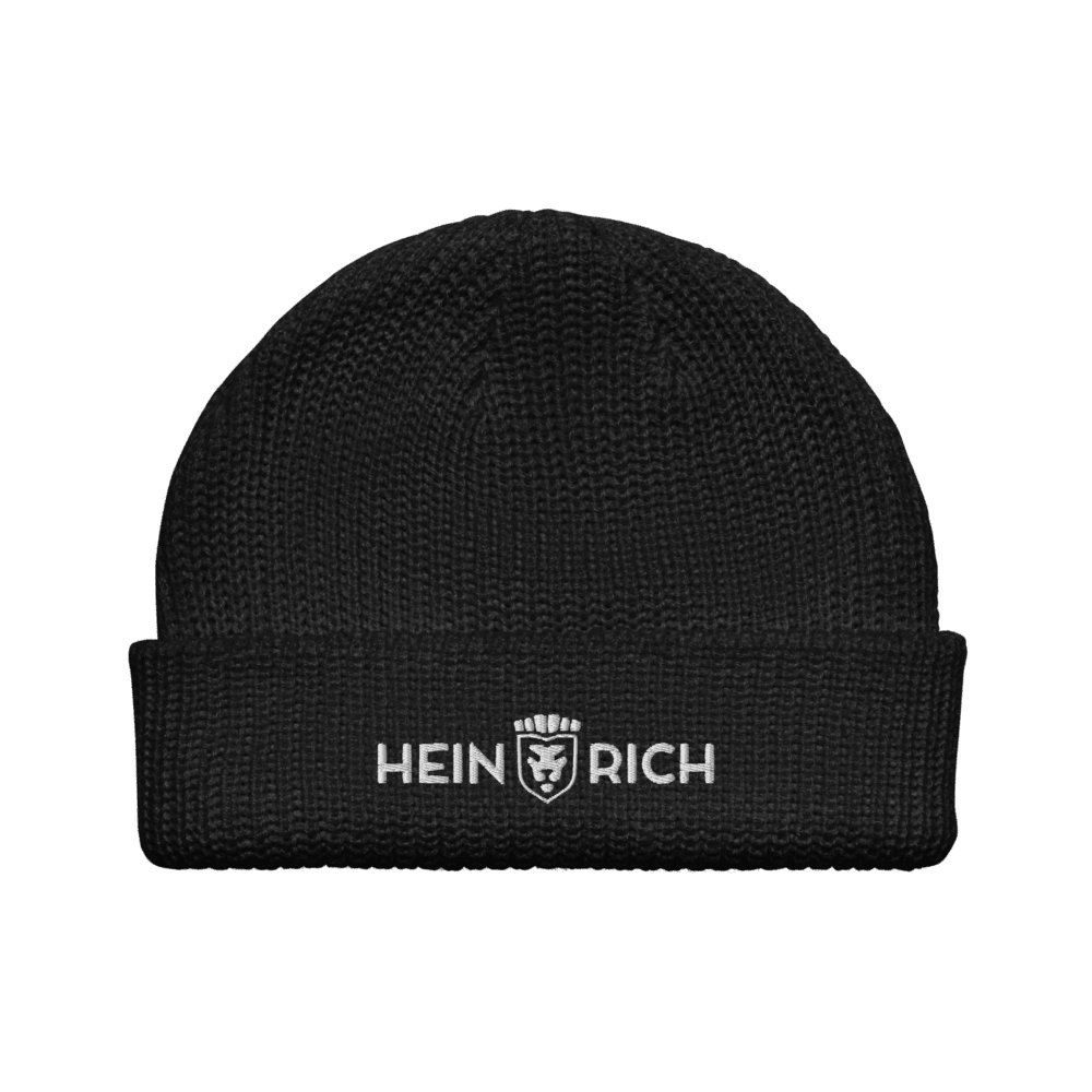 Heinrich Clothing Fishermen Beanie berretto a coste acrilico