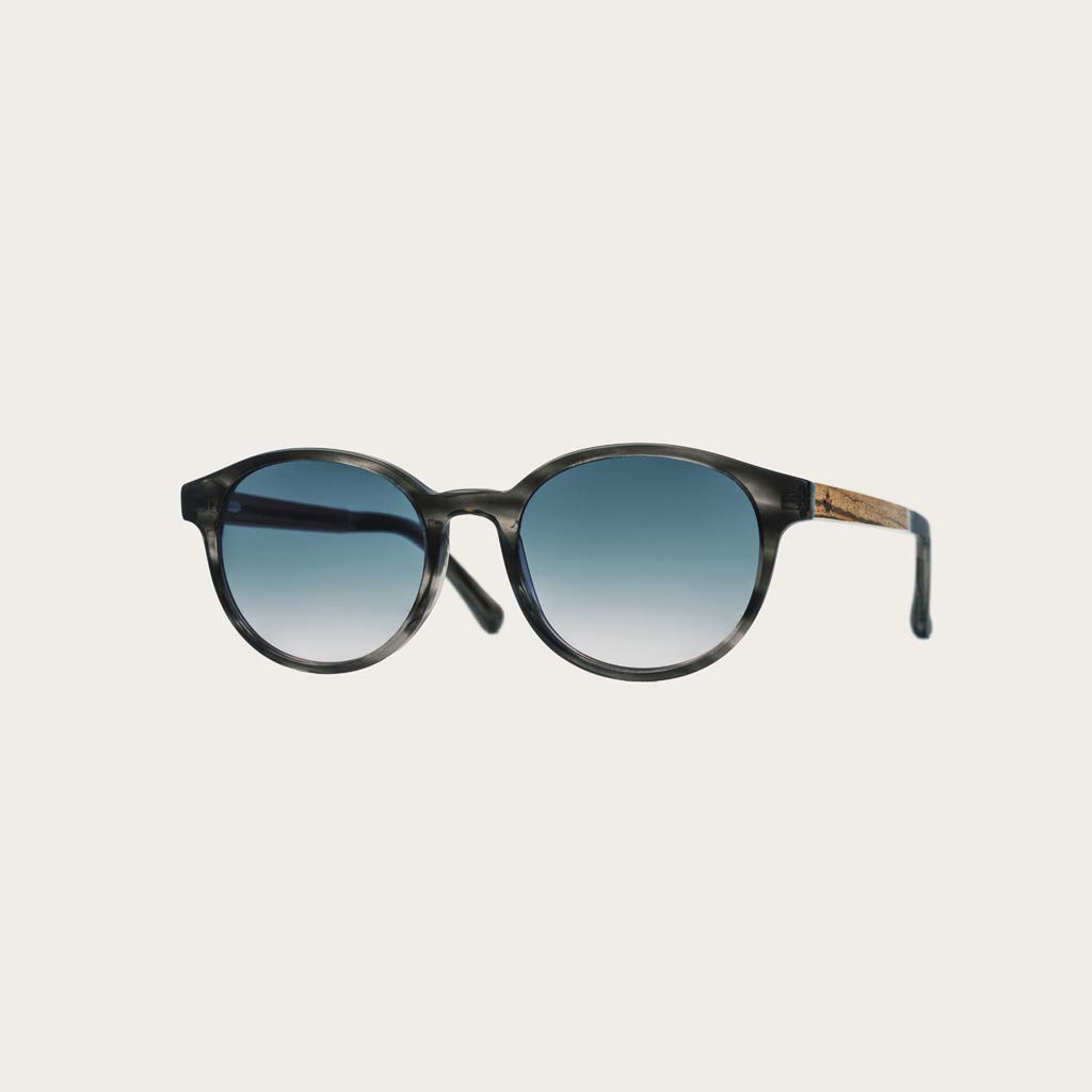 WoodWatch Soho Heritage occhiali da sole blu sfumati