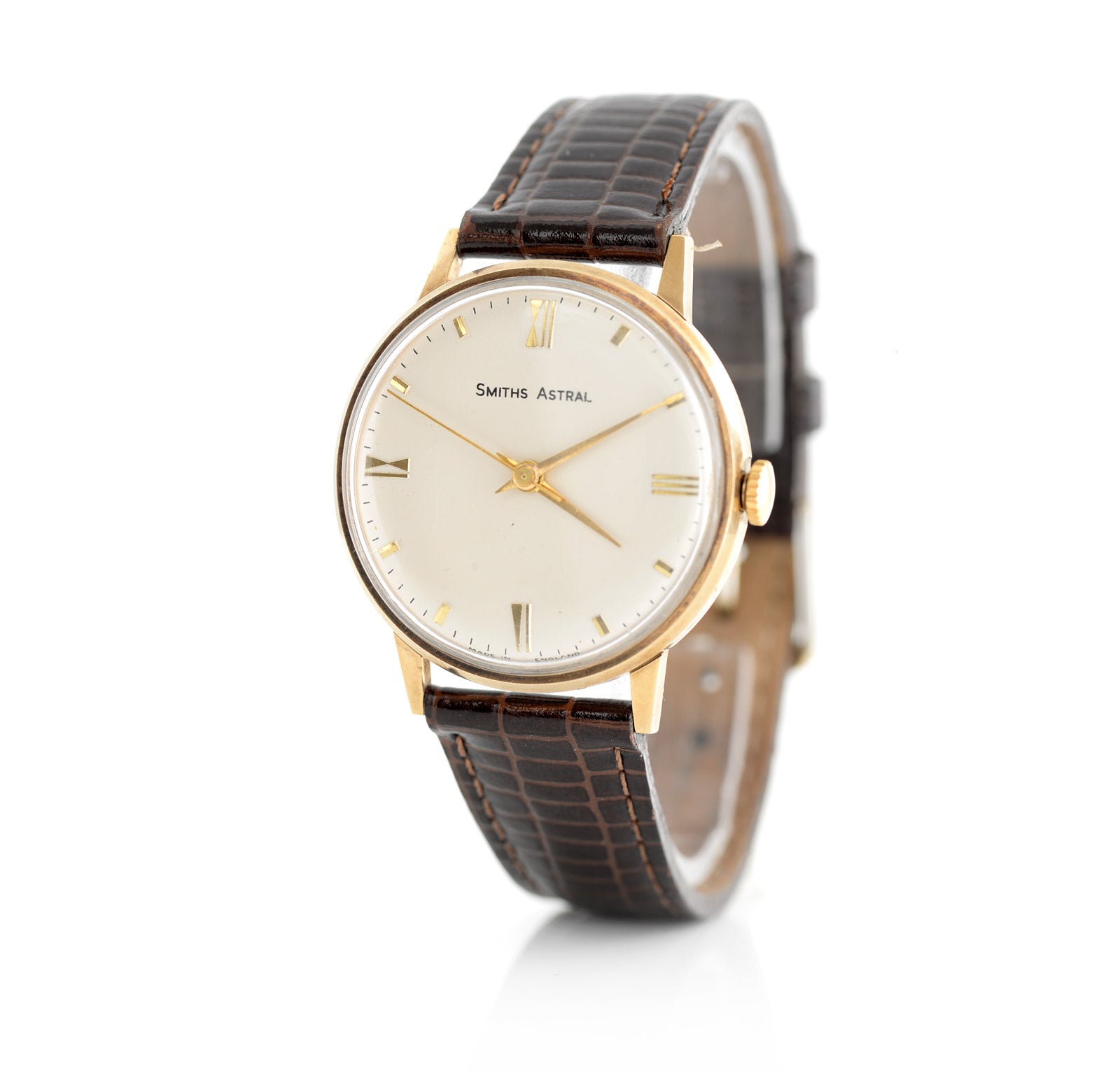 Smiths Astral 1970 orologio oro 9 carati 34mm