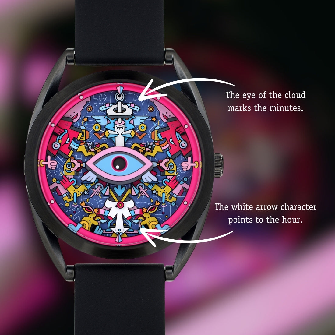 Mr Jones Watches Khaosify orologio 37mm nero quarzo svizzero
