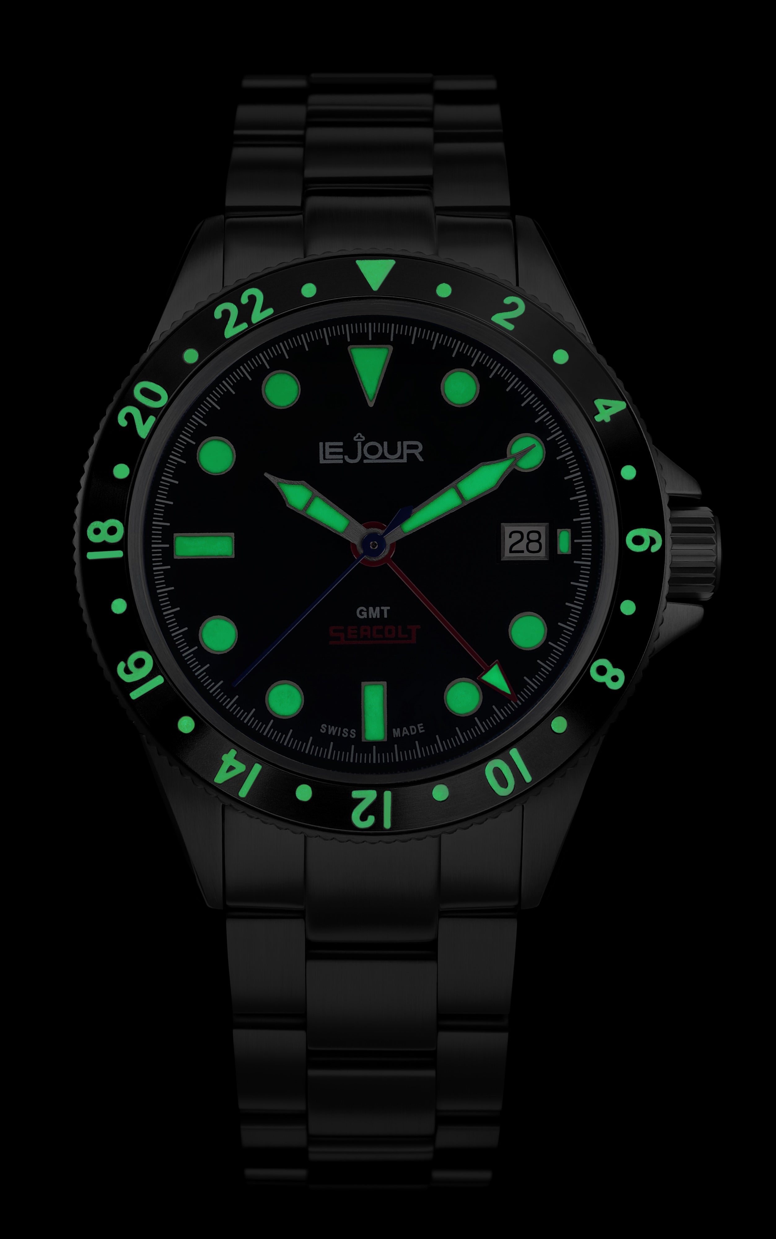 LeJour Seacolt GMT LJ-SC-002 orologio blu GMT