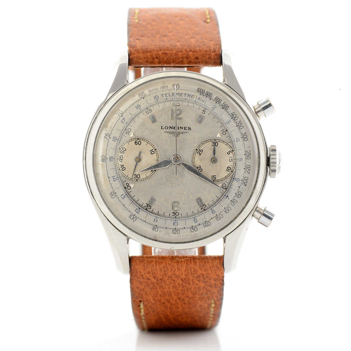 Longines 6552-3 cronografo vintage acciaio 38mm