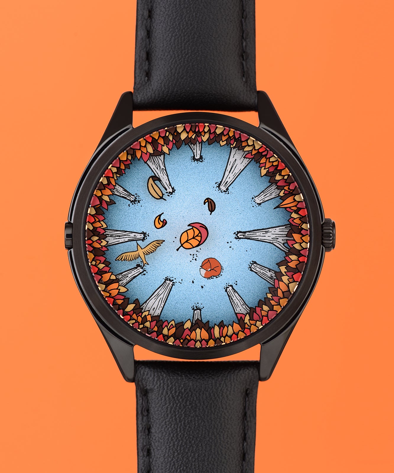 Mr Jones Watches A perfectly useless morning orologio nero 37mm quarzo