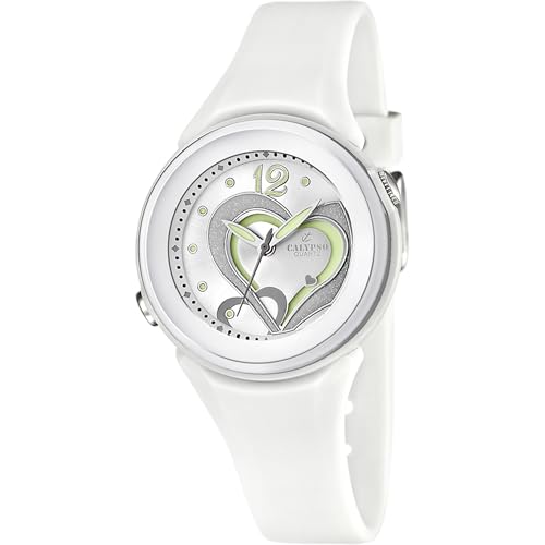 Calypso Basic K5576/1 Orologio Donna Bianco 10 ATM