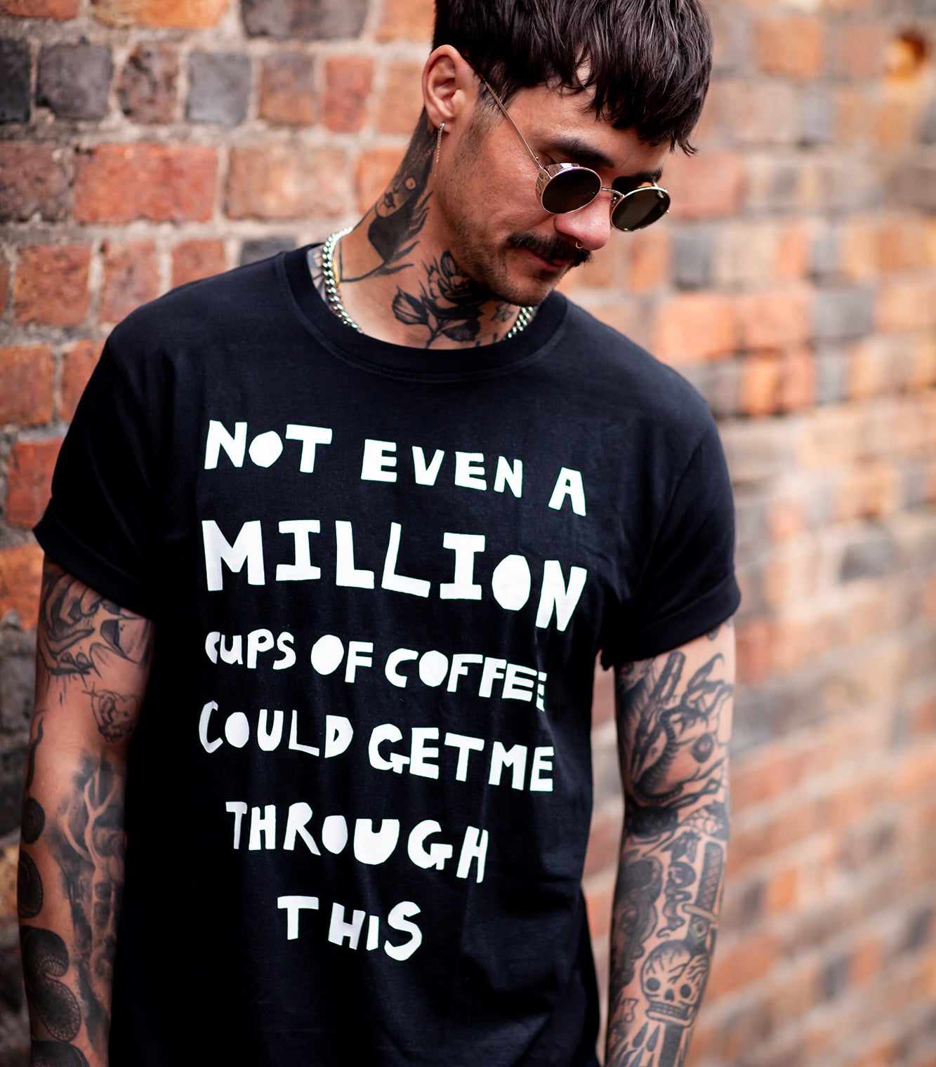 Mr Jones Watches Monday t-shirt maglietta cotone nera taglia M