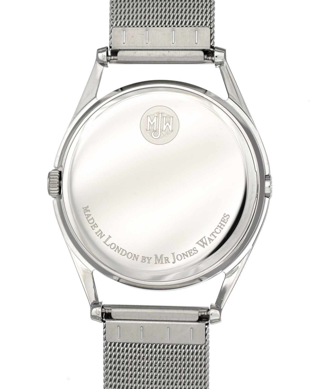 Mr Jones Engraving incisione fondello cassa argento
