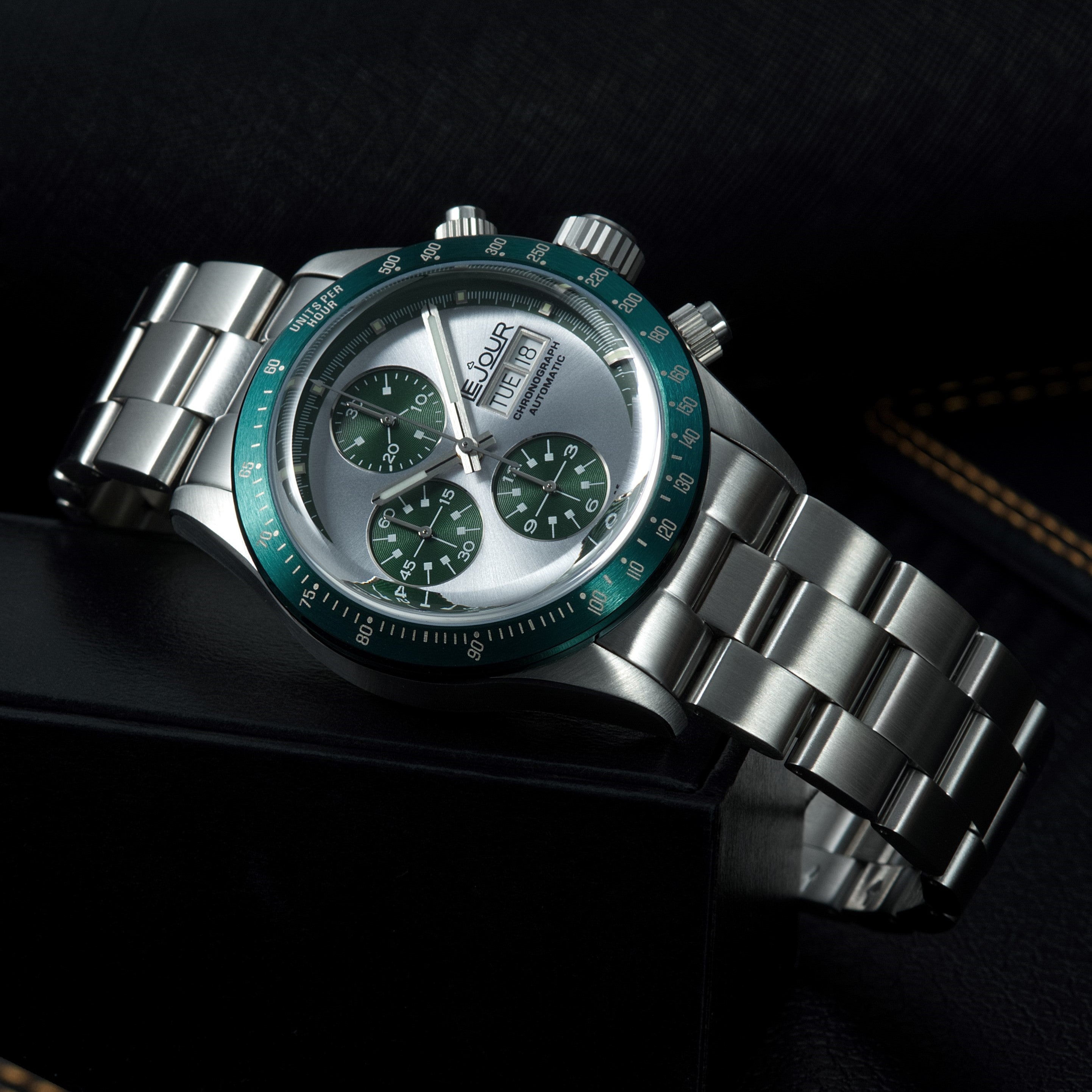 LeJour CM Chrono LJ-CM-005 cronografo automatico grigio