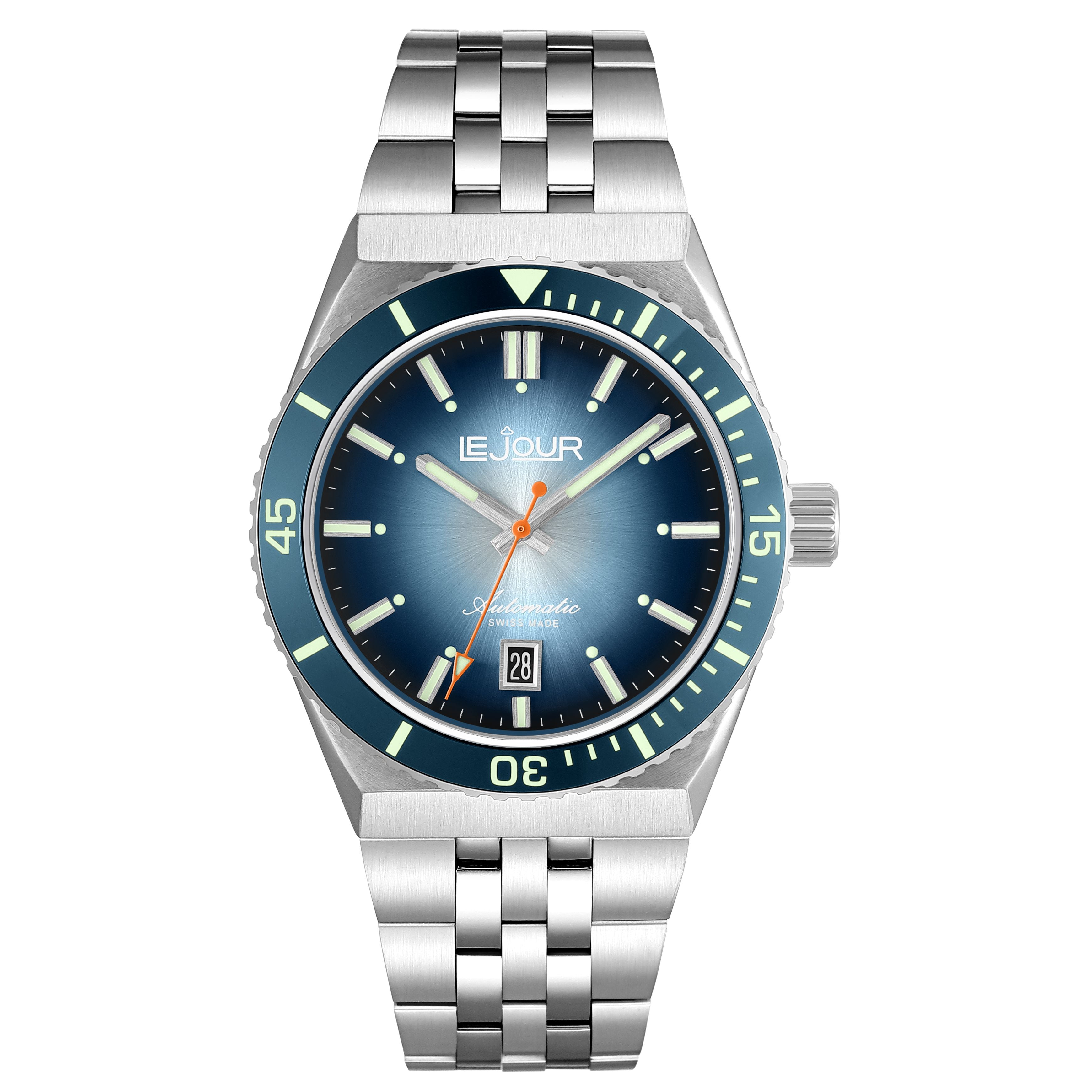LeJour Delmare LJ-DM-003 Orologio Automatico 41mm Blu