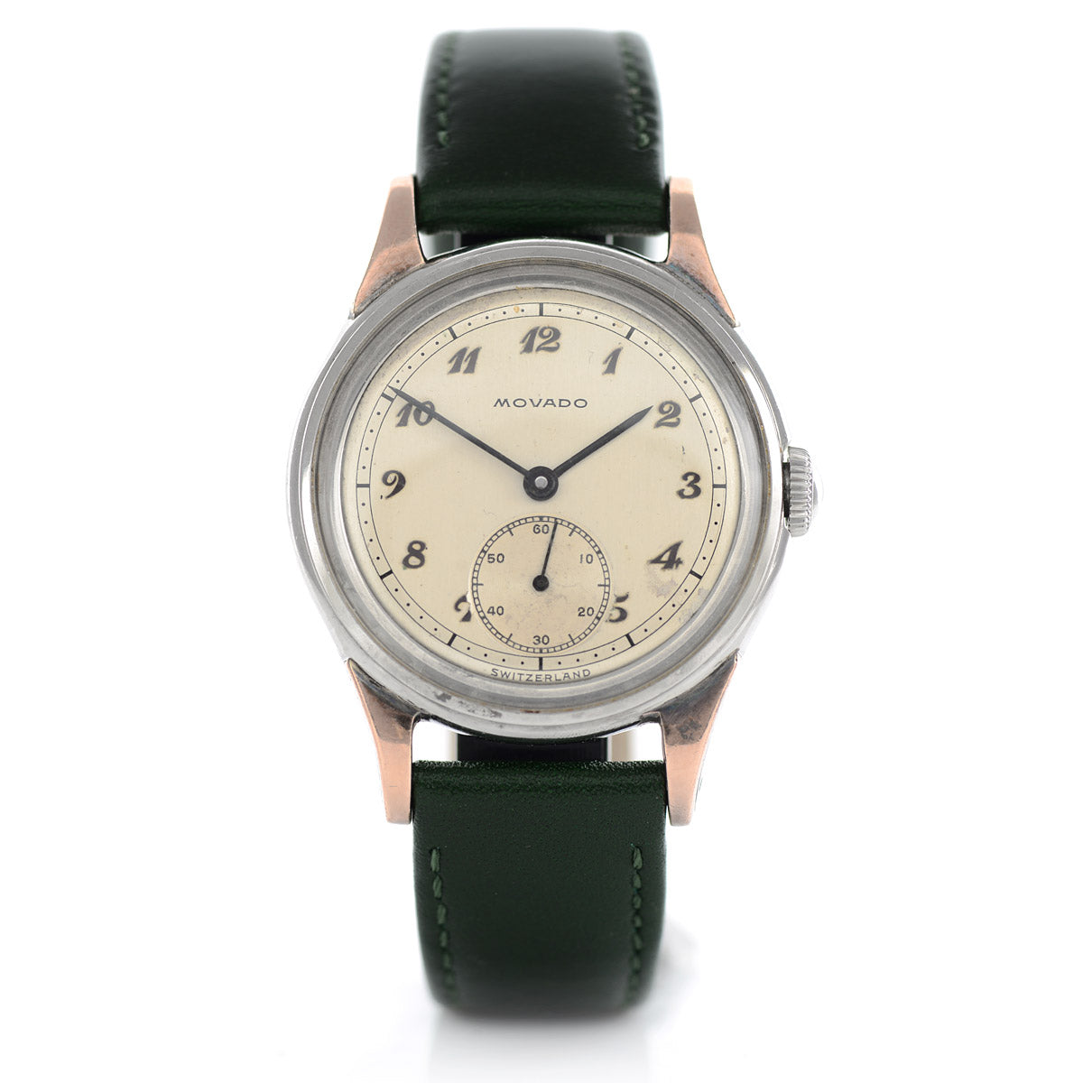 Movado FB Borgel anni 50 orologio vintage acciaio