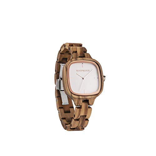 WoodWatch Elegance Muse orologio donna legno quadrato