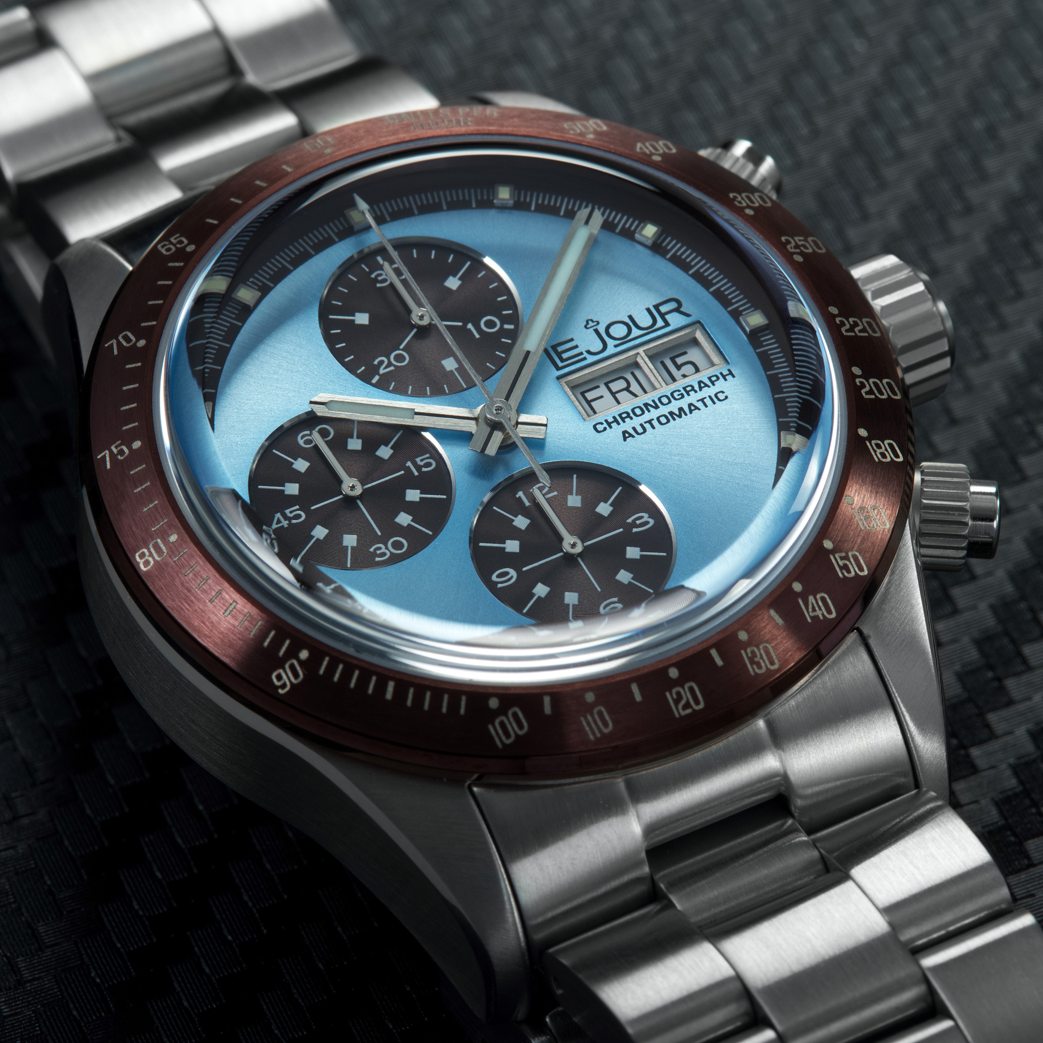 LeJour CM Chrono LJ-CM-003 Cronografo Blu 42mm