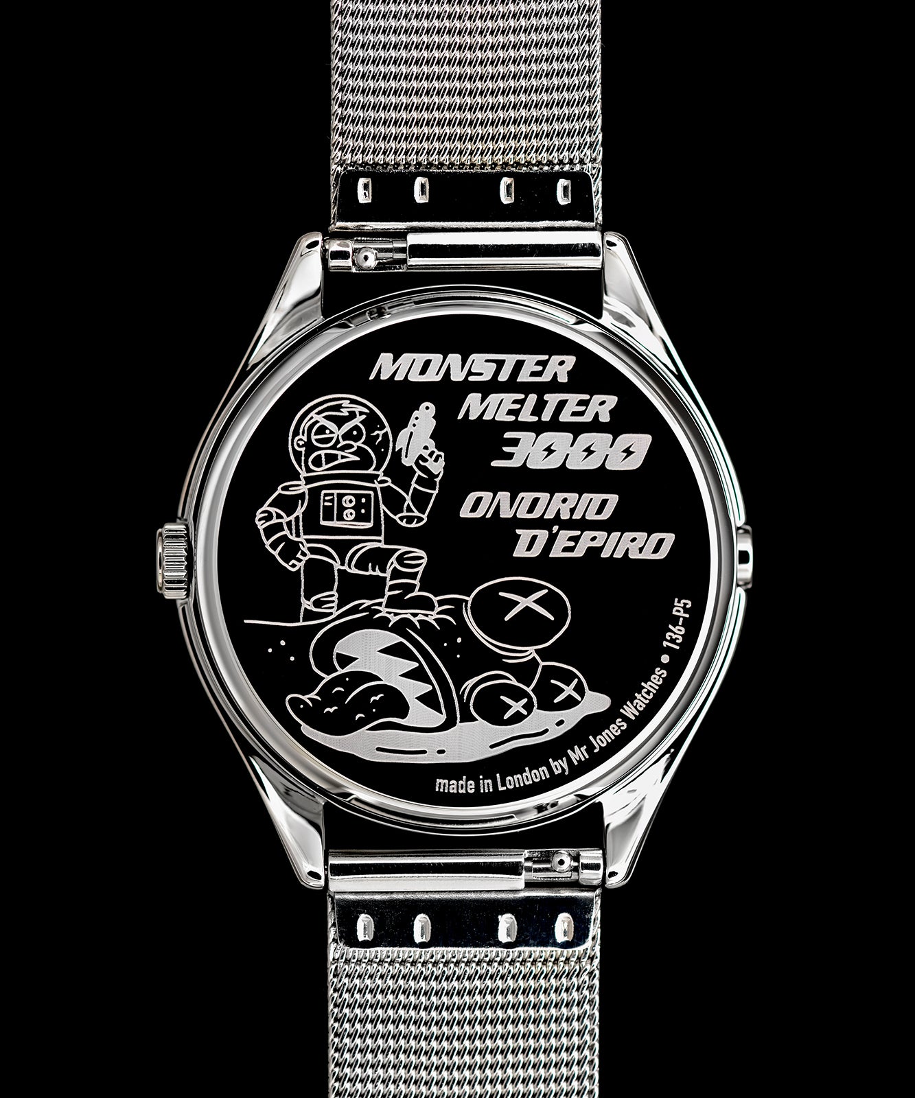 Mr Jones Watches Monster Melter 3000 orologio 37mm argento quarzo