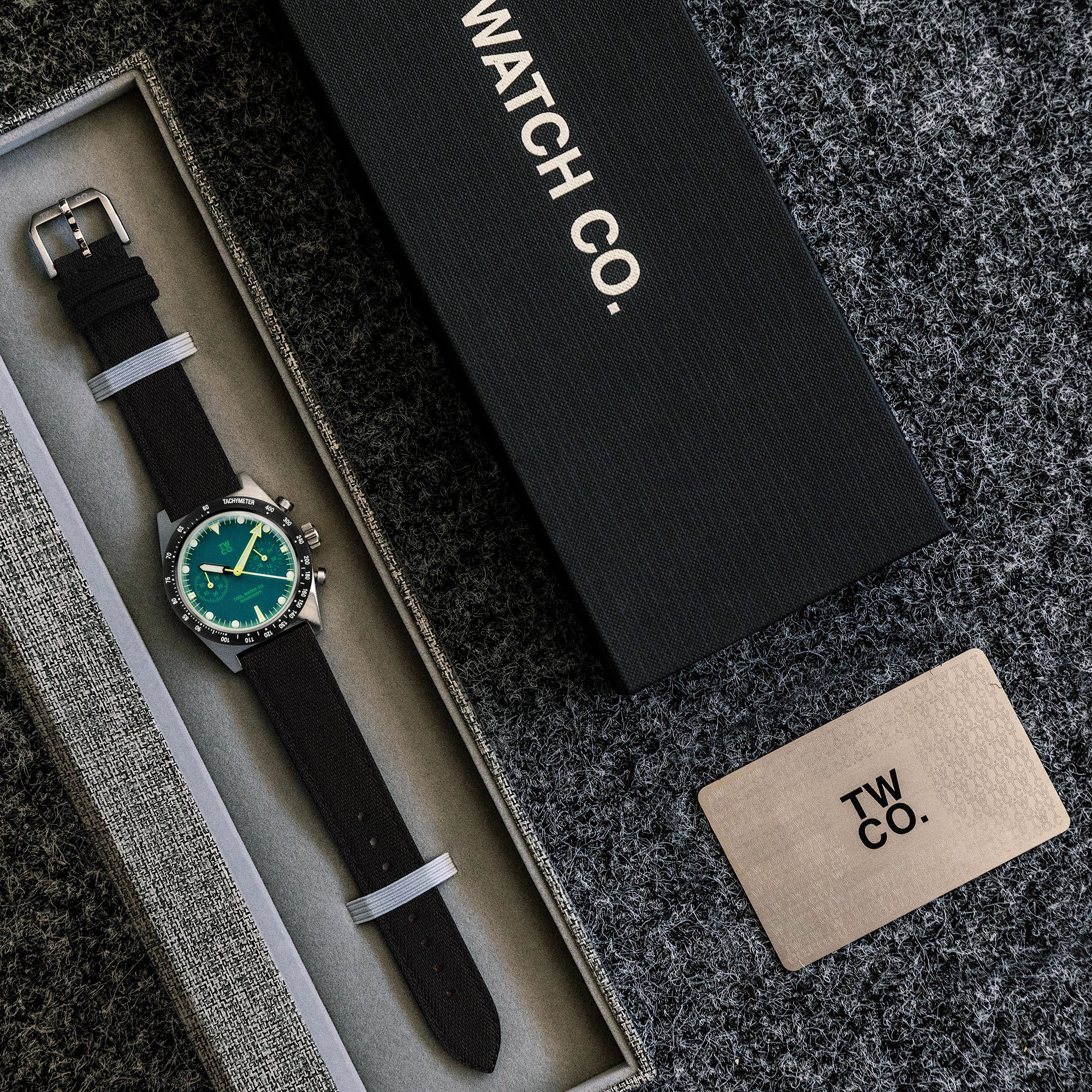 Tool Watch Co. Chroma Chronograph orologio verde Green