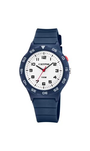 Calypso Basic orologio uomo analogico gomma blu scuro 10 bar