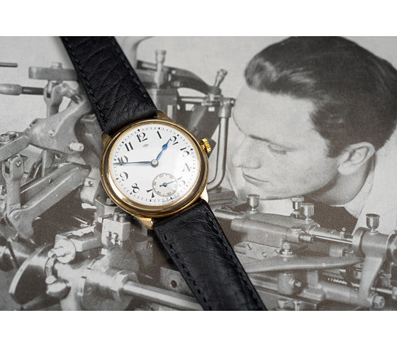 Mr Jones IWC orologio oro vintage anni 30 carica manuale