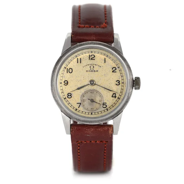 Omega R17.8 Chronometer orologio vintage 30mm 1942