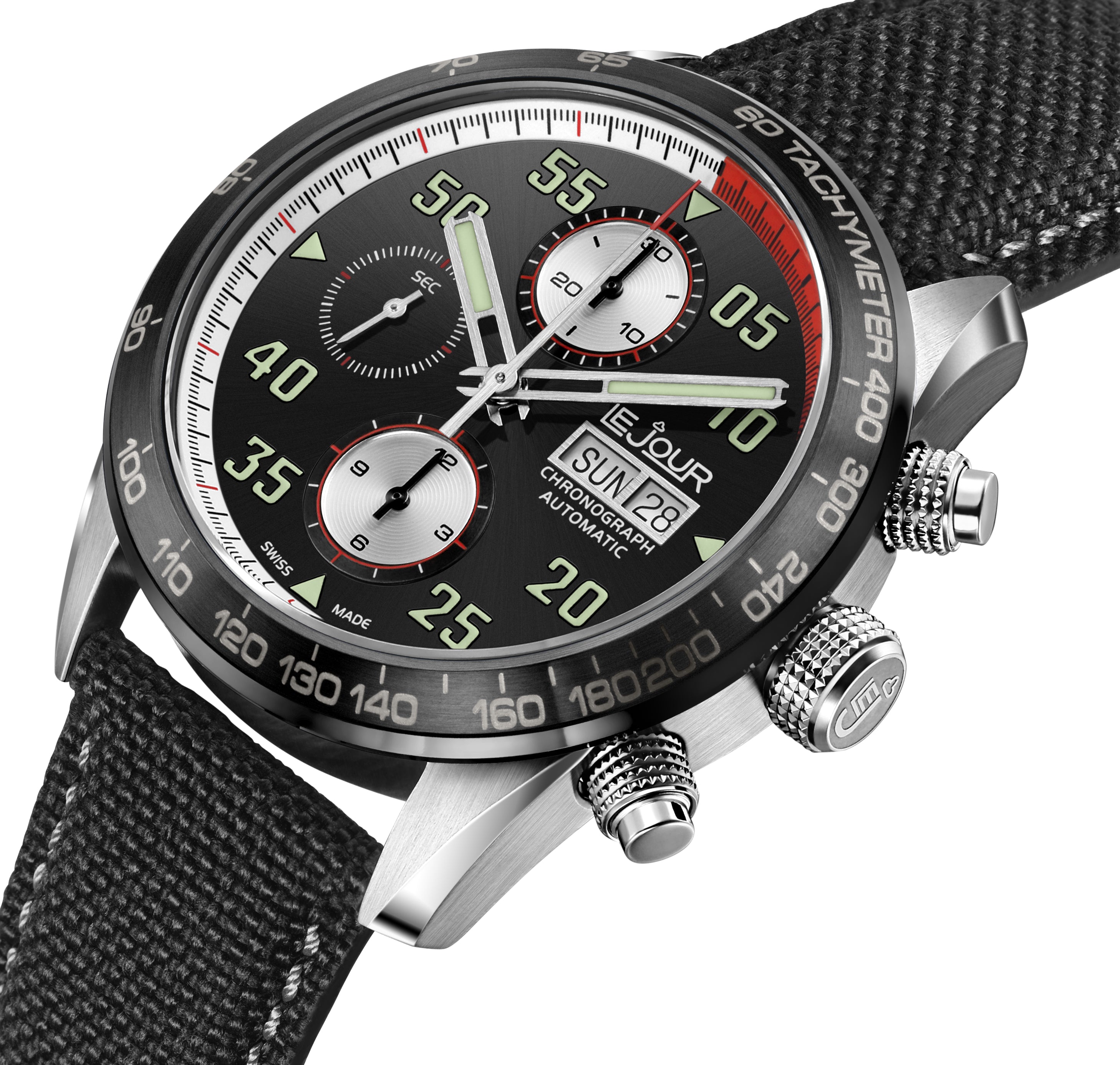 LeJour RD Chrono LJ-RD-002 orologio cronografo nero 42 mm