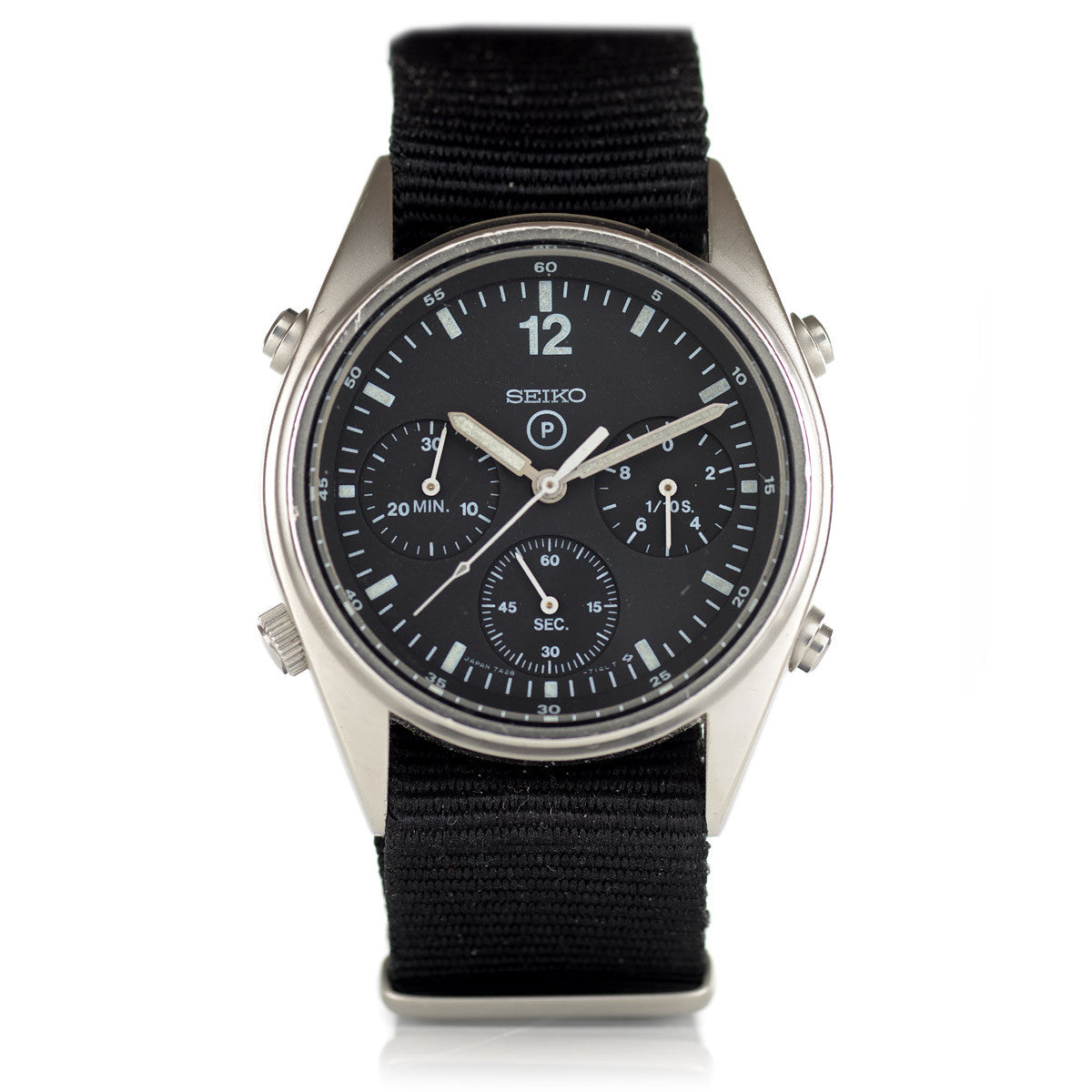 Mr Jones Vintage Seiko RAF orologio cronografo 38mm militare