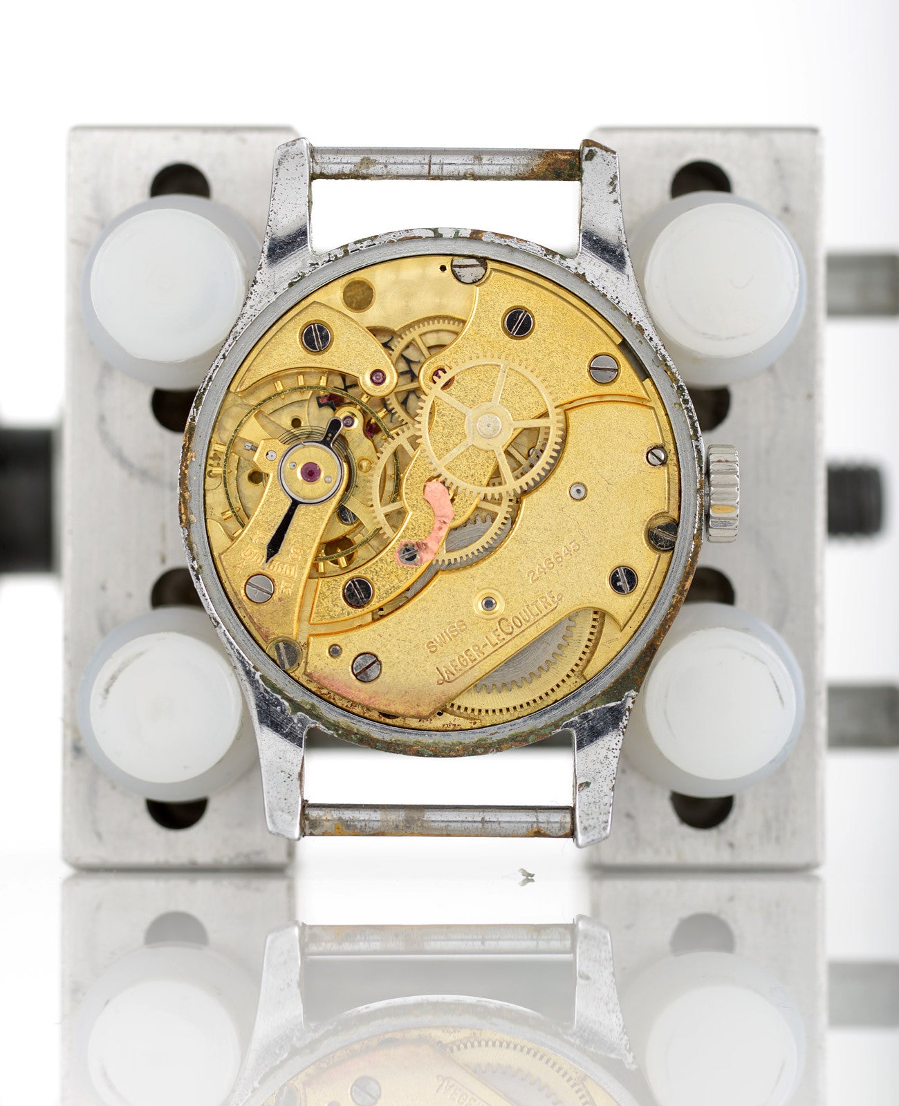 Mr Jones Watches Vintage JLC 6b/159 orologio pilota bianco