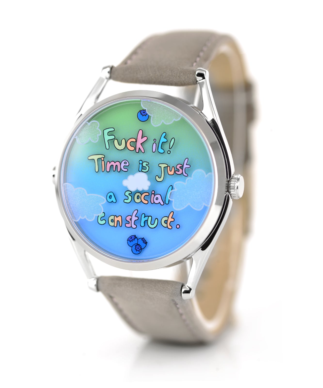 Mr Jones Watches Blueberry Late Remixed orologio minimal