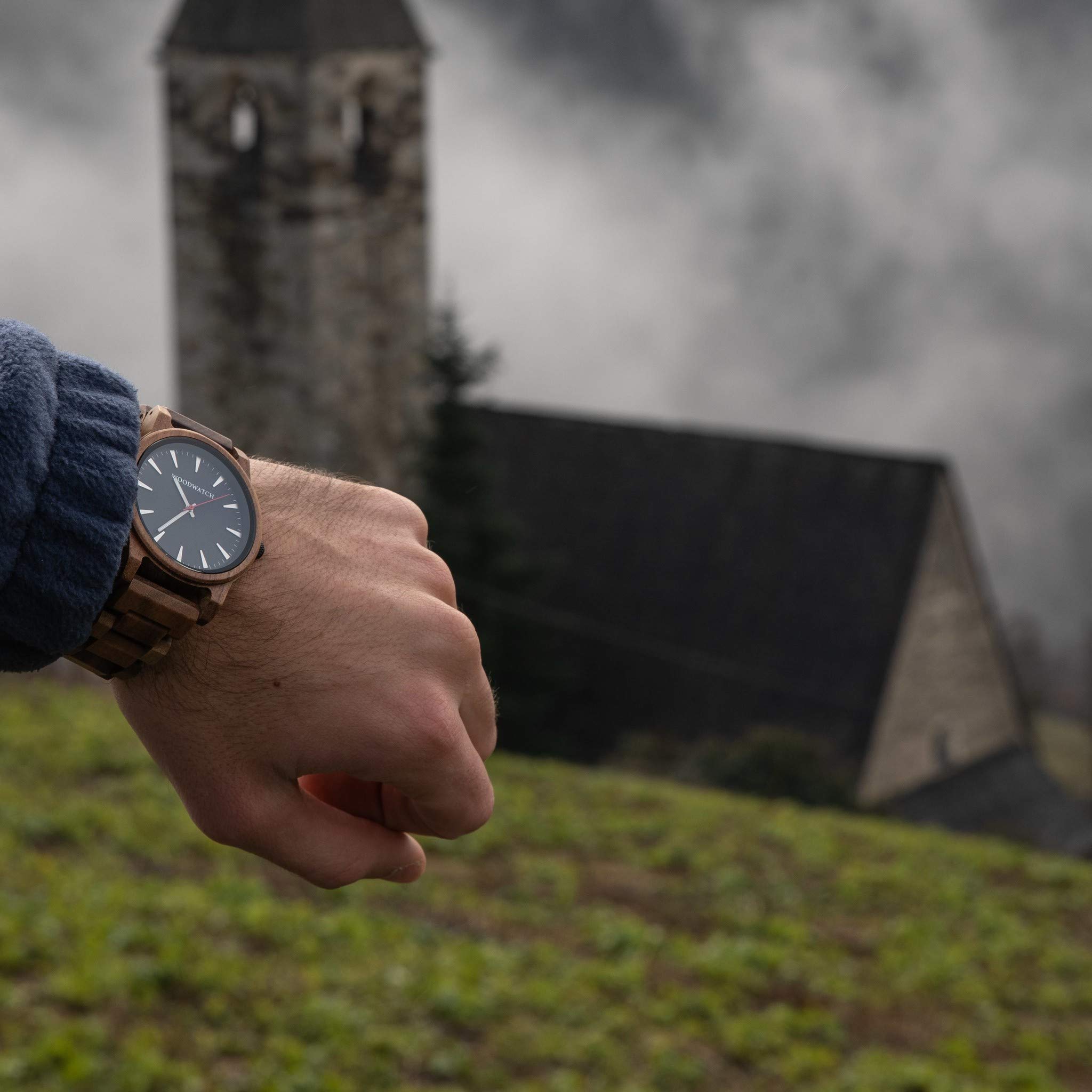 WoodWatch Classic Aero Acacia orologio in legno uomo