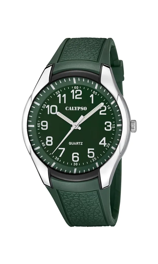 Calypso Basic K5843/3 orologio uomo gomma verde quarzo