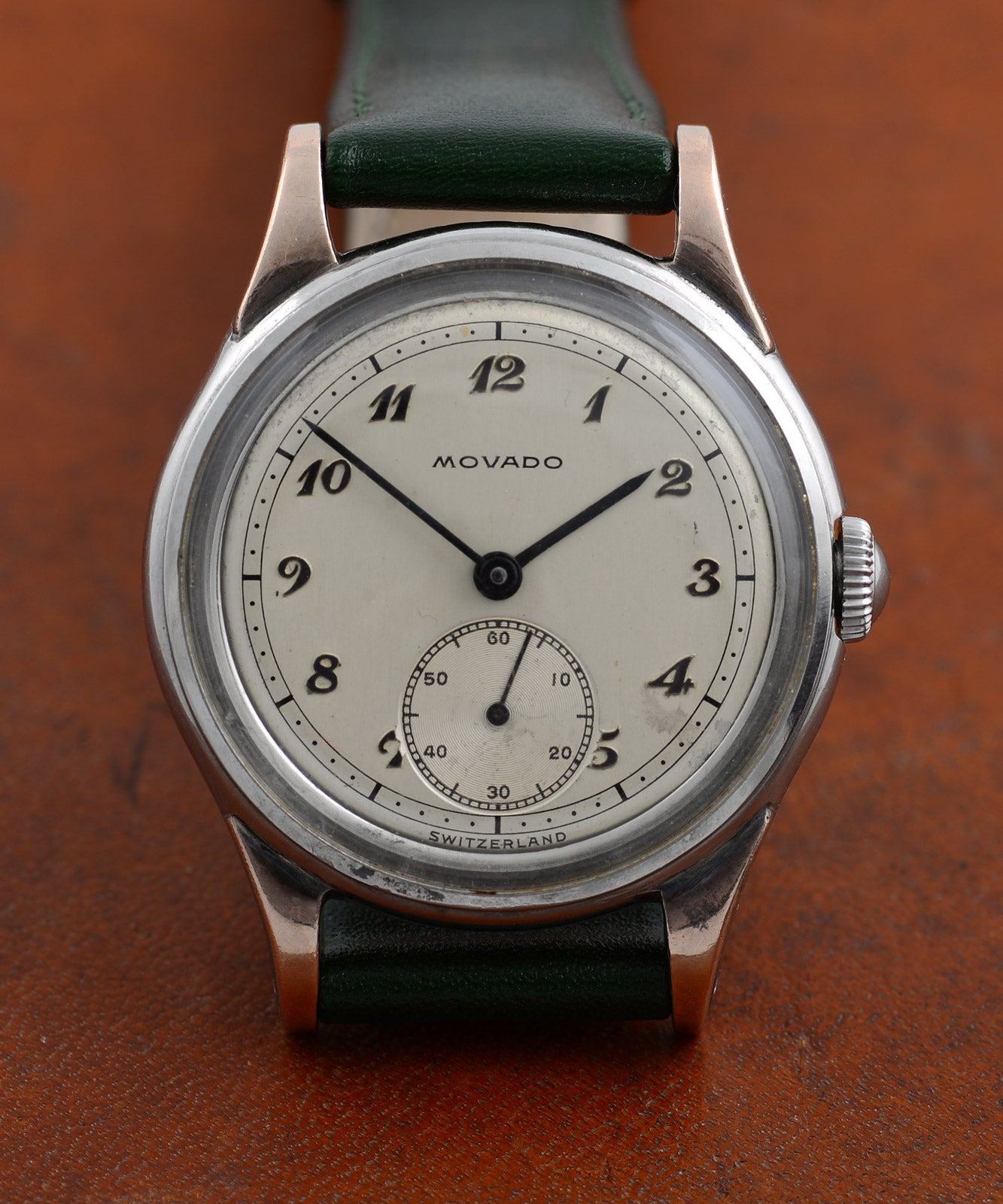 Movado FB Borgel anni 50 orologio vintage acciaio