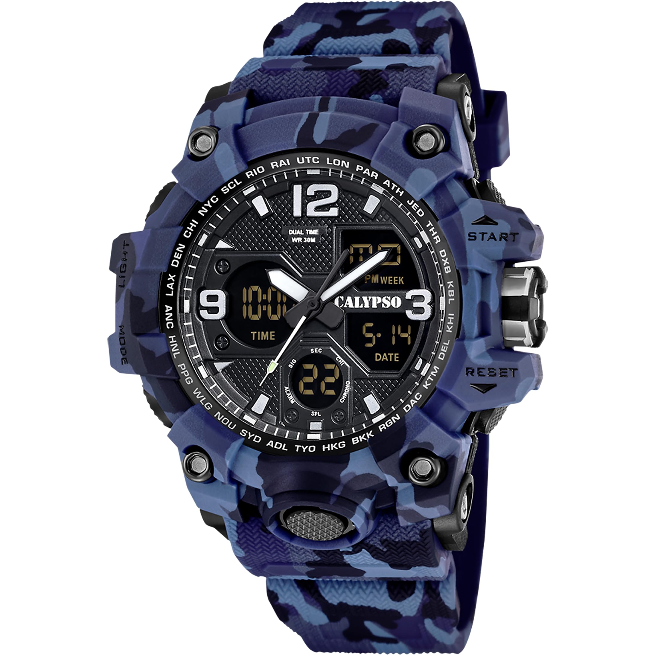 Calypso XTrem K5855 orologio uomo blu 5 ATM