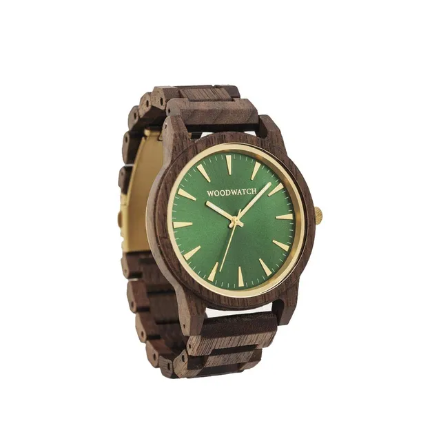 WoodWatch Classic Camo Walnut Orologio Uomo Antispruzzo