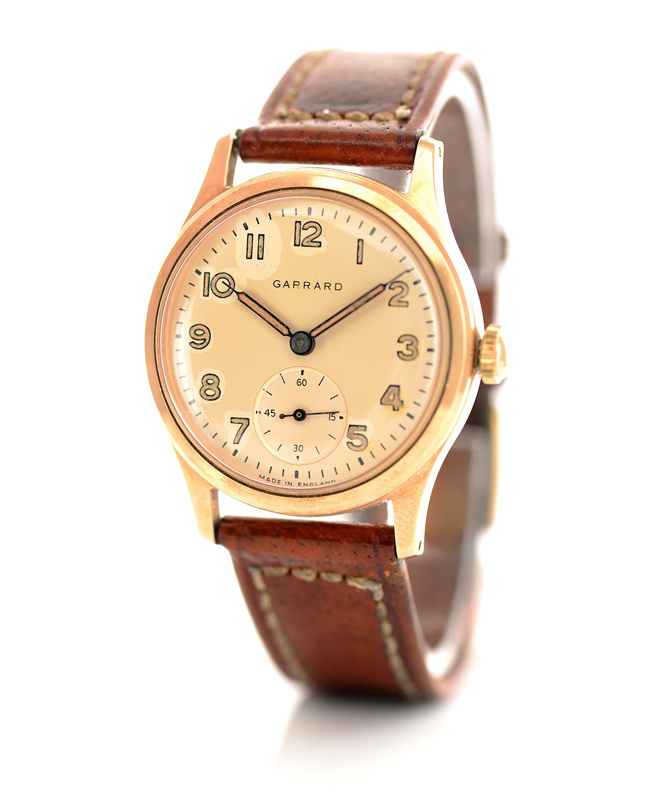 Smiths for Garrard orologio manuale oro 1961 numeri romani