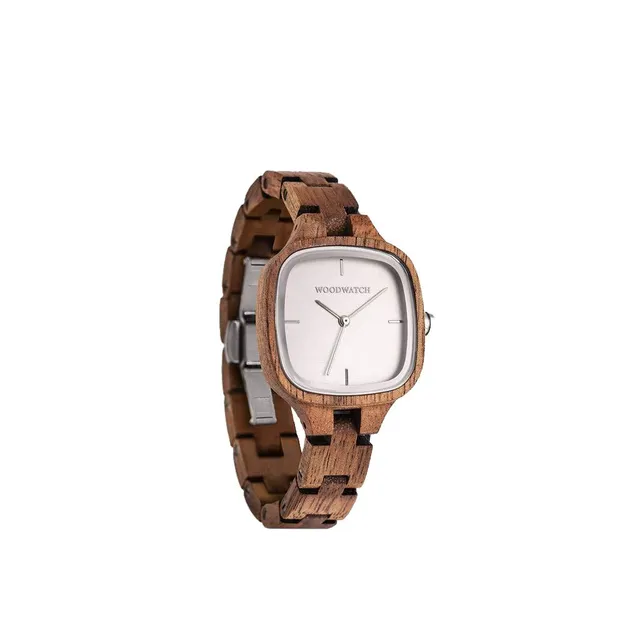 WoodWatch Elegance Modern Gallery orologio legno donna quadrato