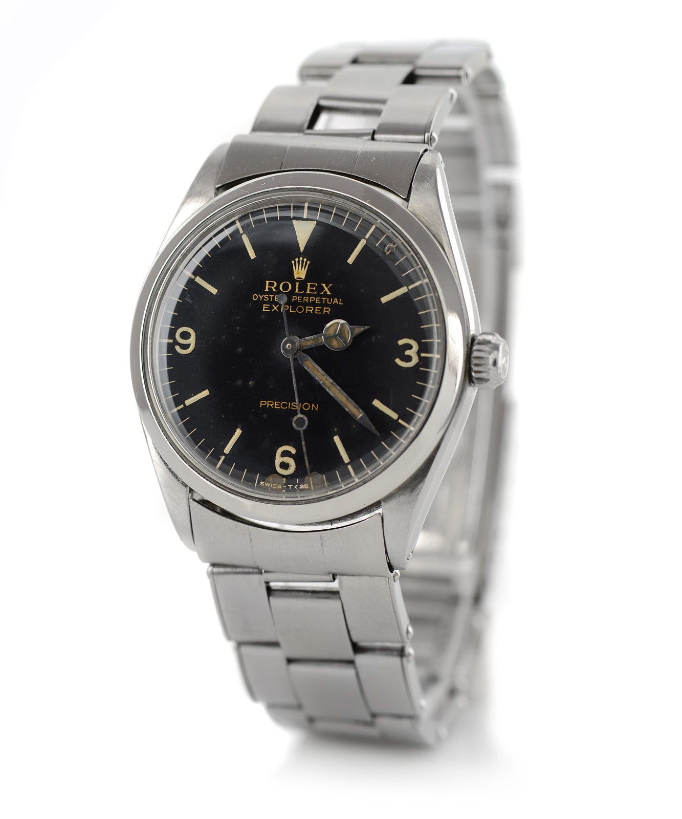 Rolex Explorer 5500 orologio automatico acciaio 1967 gilt