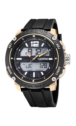 Calypso Urban Digital K5796/3 orologio uomo nero 52 mm