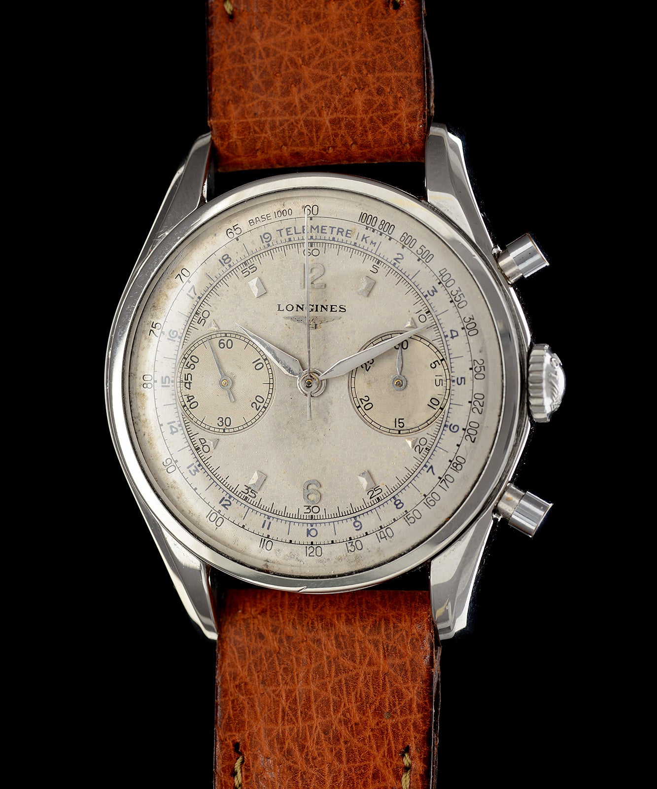 Longines 6552-3 cronografo vintage acciaio 38mm