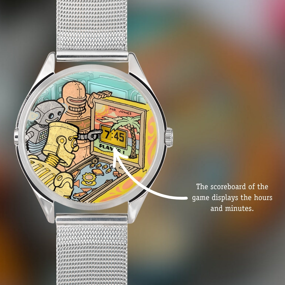 Mr Jones Watches Ricochet orologio 37mm jump hour dorato