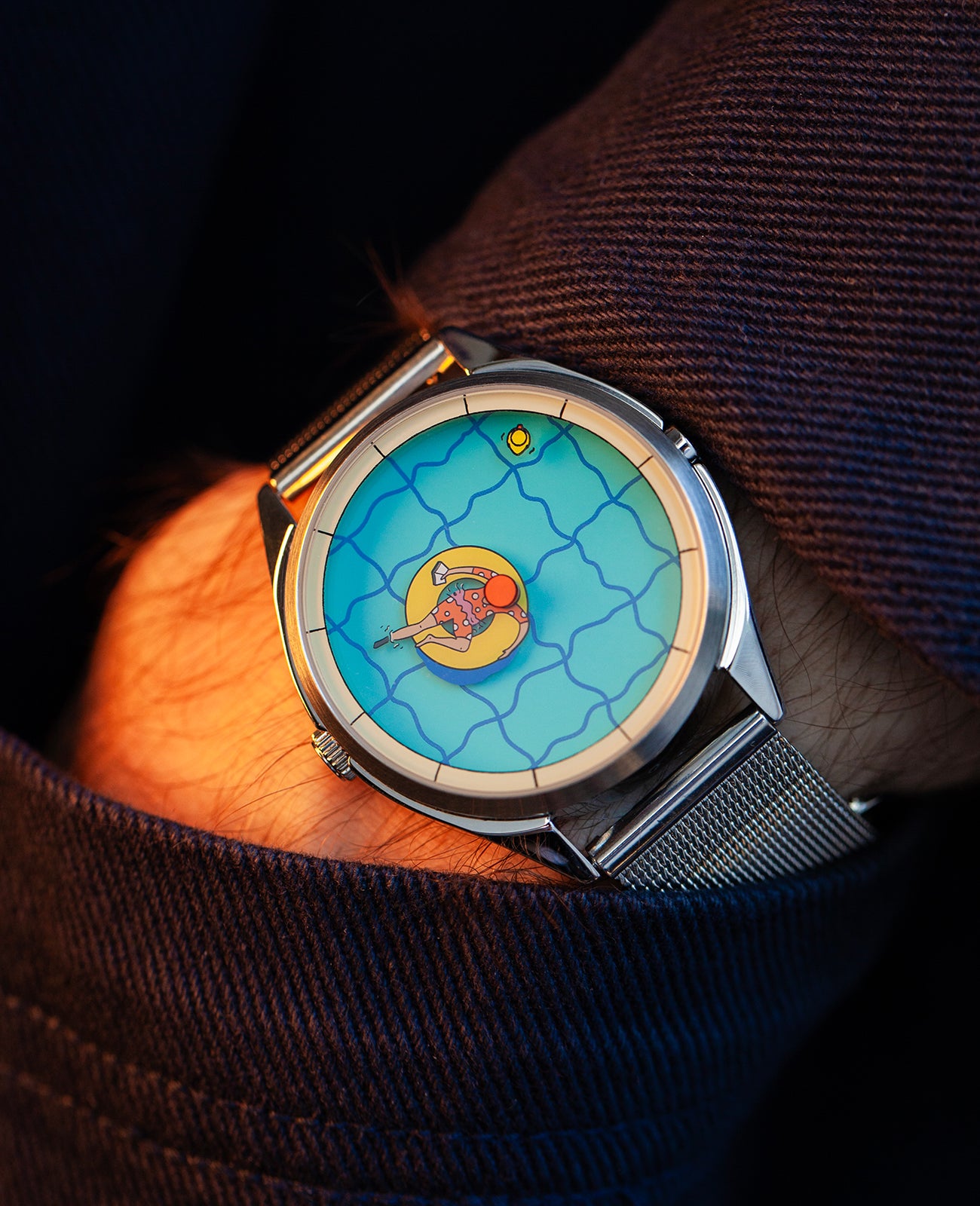 Mr Jones A Perfectly Useless Afternoon orologio 37 mm argento
