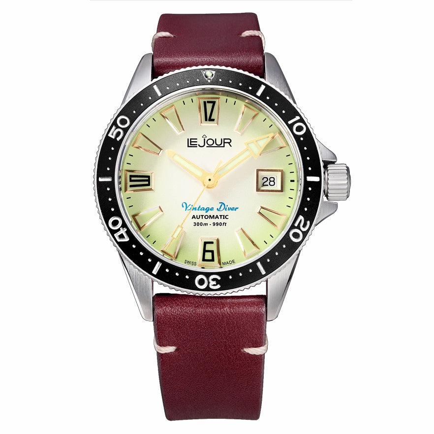 LeJour Vintage Diver LJ-VD-004 orologio automatico 40mm 300m