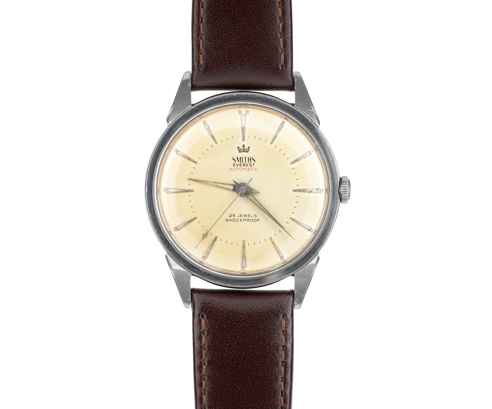 Smiths Everest Automatico orologio acciaio anni 60