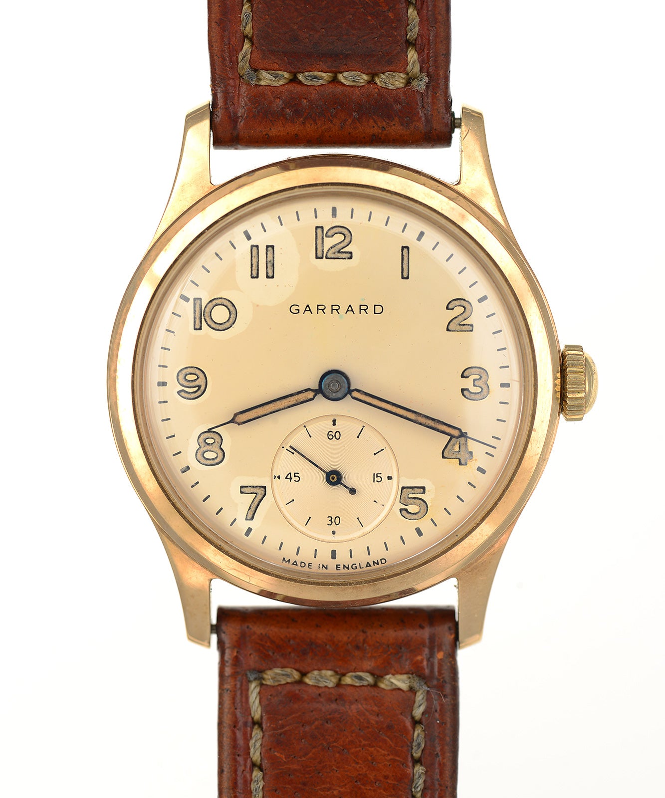 Smiths for Garrard orologio manuale oro 1961 numeri romani