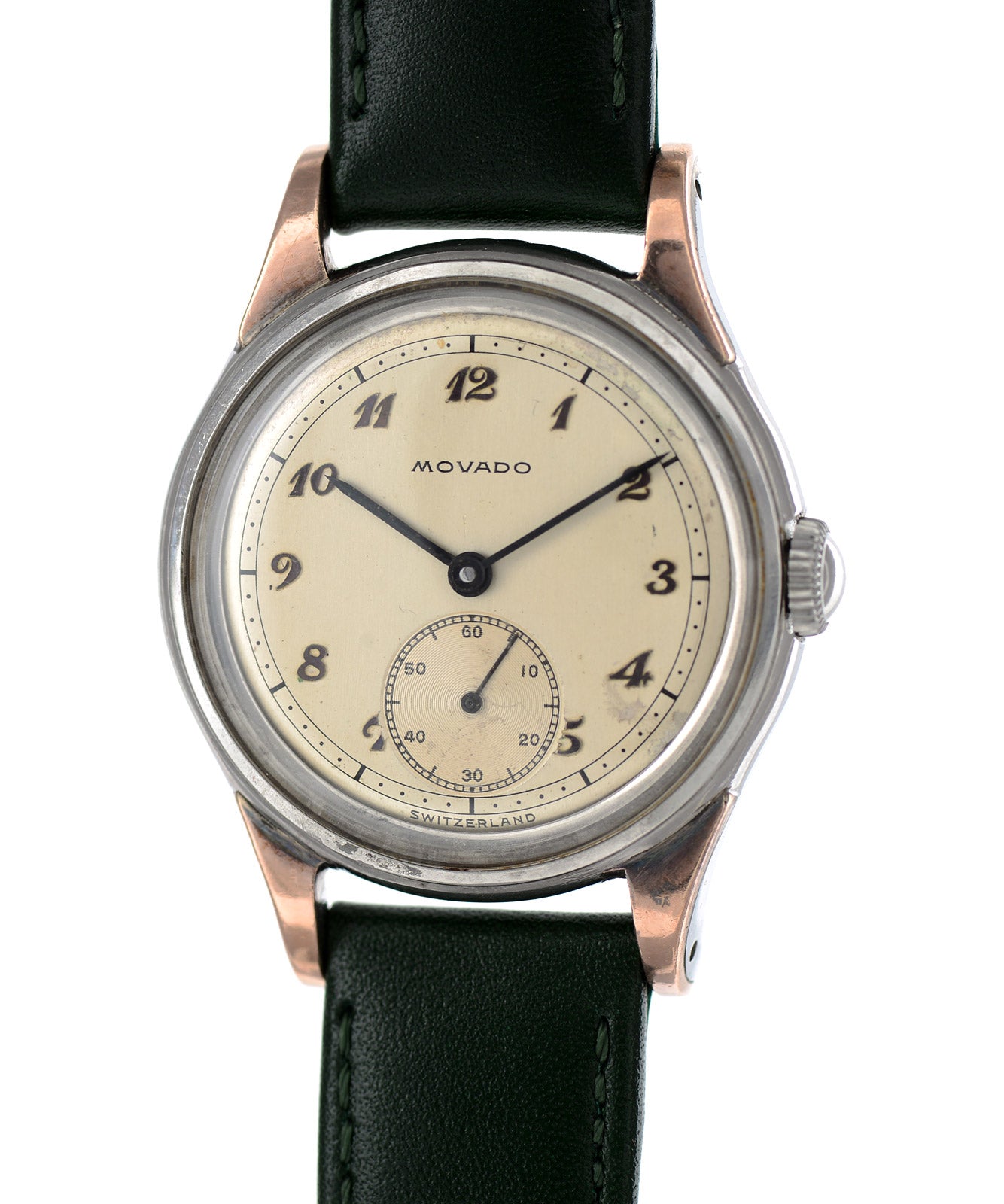 Movado FB Borgel anni 50 orologio vintage acciaio