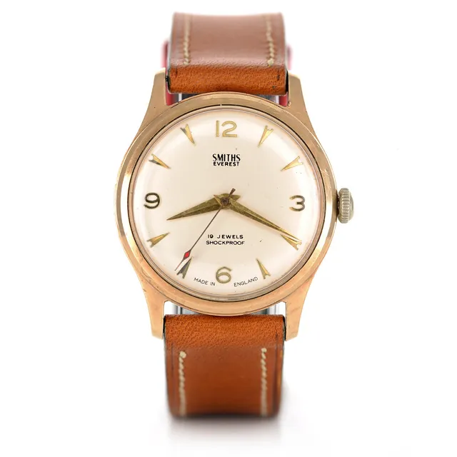 Smiths Everest Aquatite orologio oro 9 carati 1961