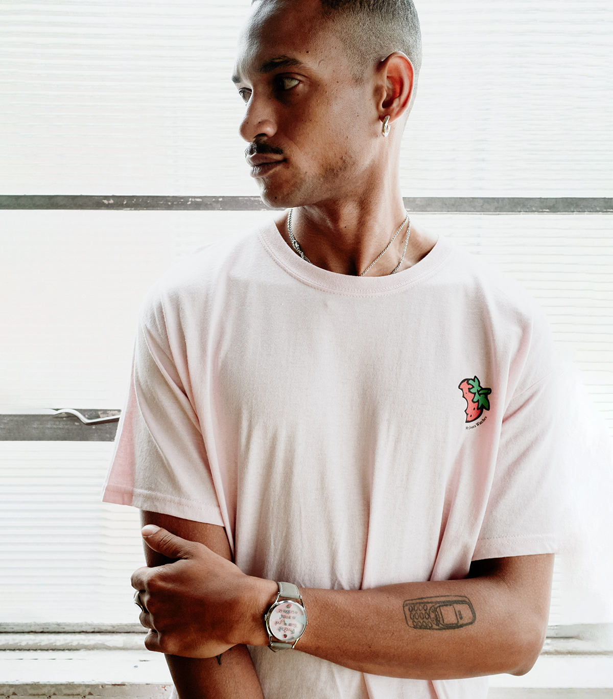 Berry Polite t-shirt rosa cotone taglia M unisex