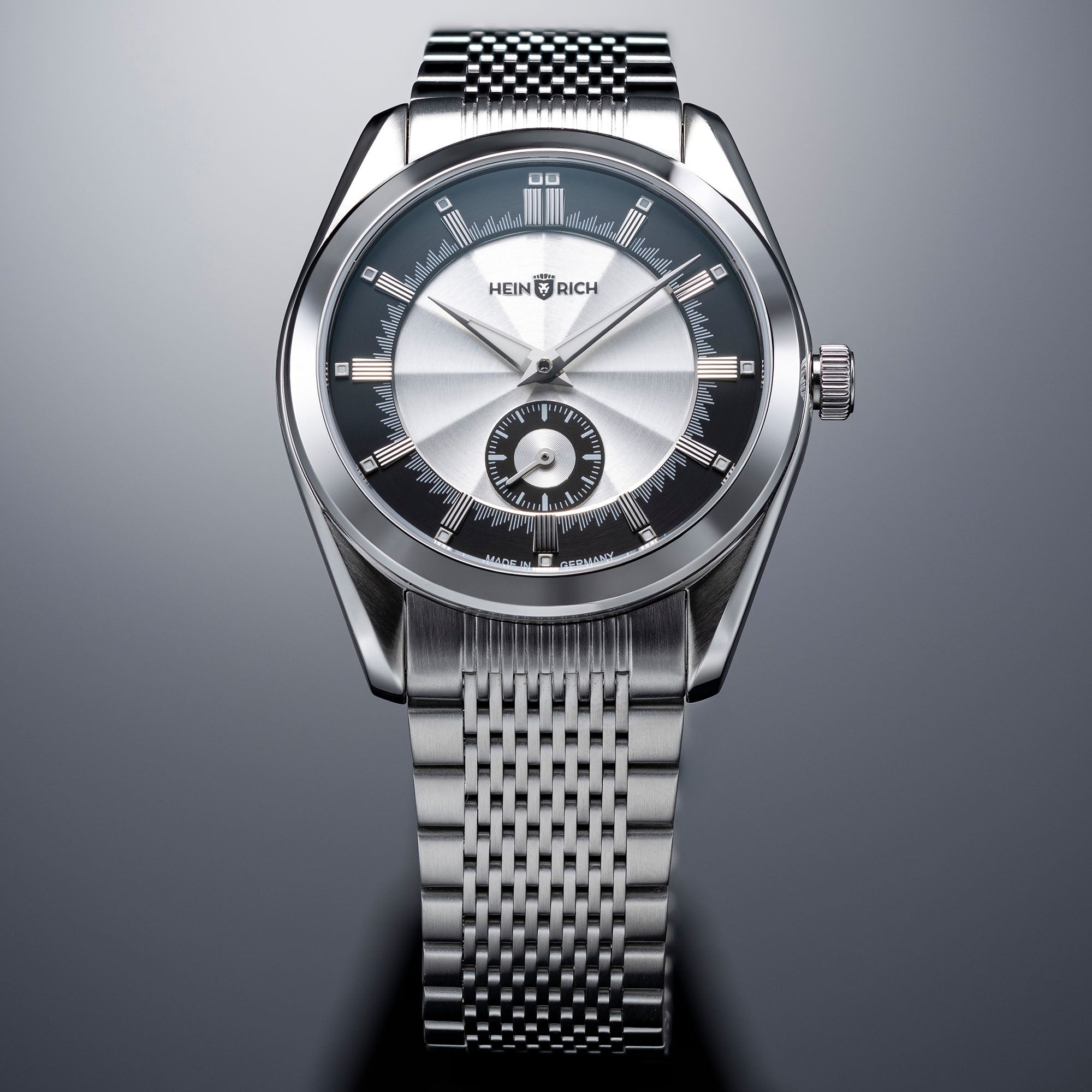 Heinrich Radiance orologio acciaio verde elegante