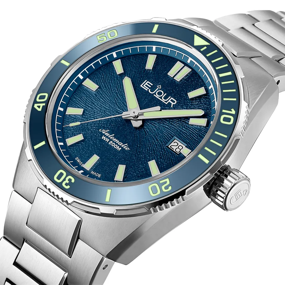 LeJour Coral Diver LJ-CD-002 orologio automatico blu