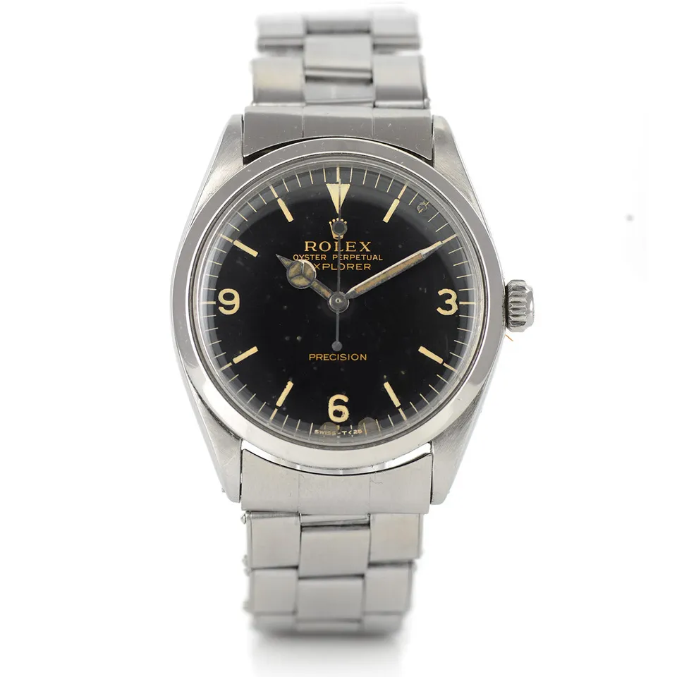 Rolex Explorer 5500 orologio automatico acciaio 1967 gilt