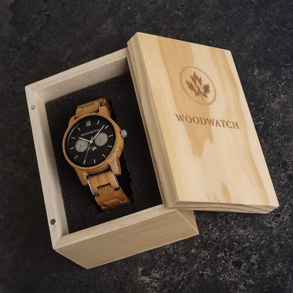 Woodwatch Classic Maverick orologio legno uomo premium