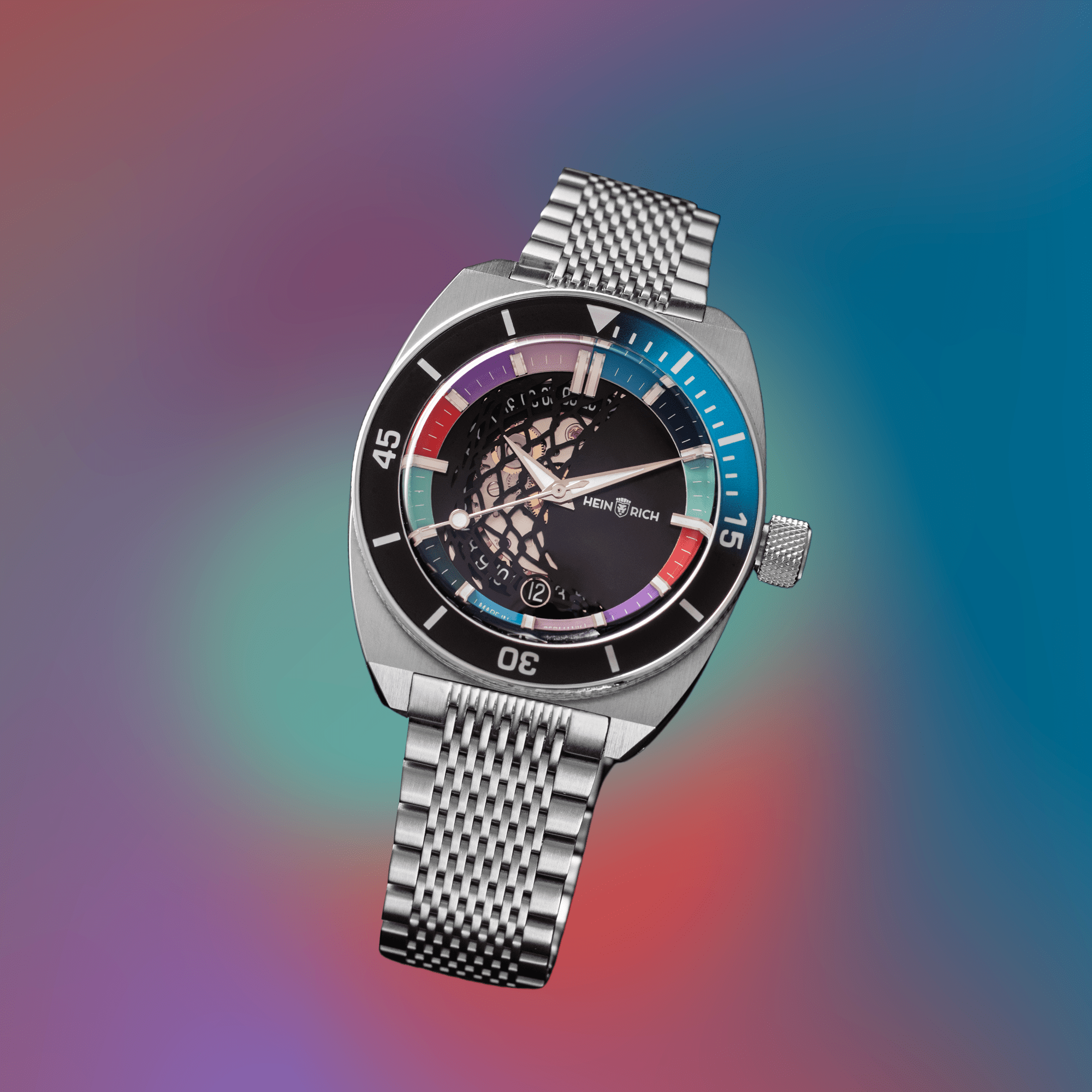 Heinrich Taucher Jeroo Edition orologio FKM nero edizione limitata