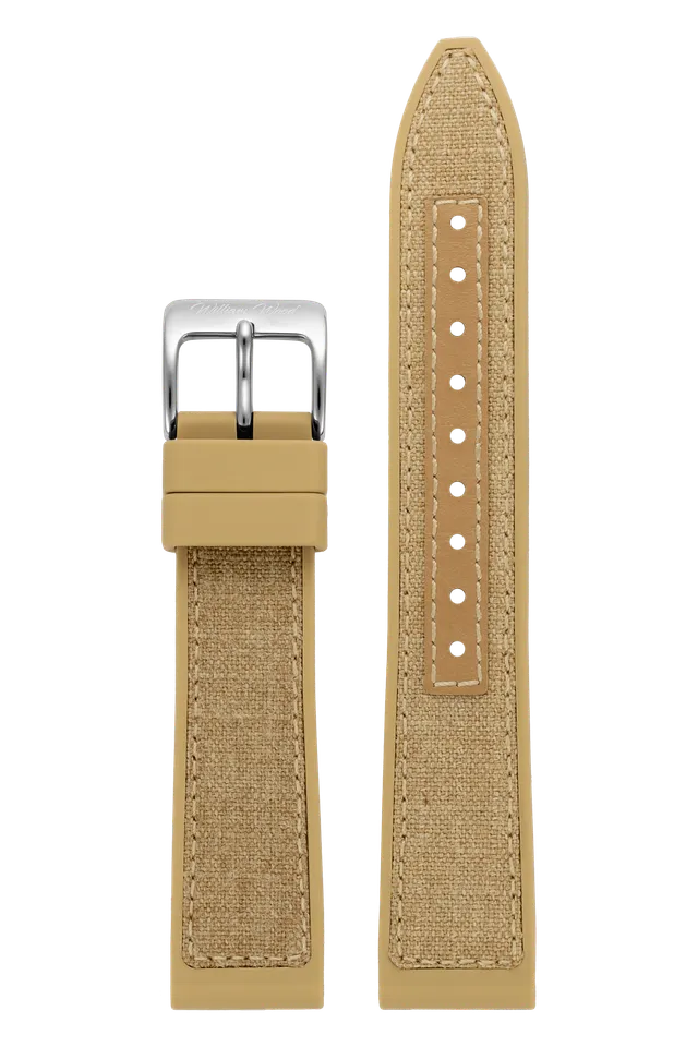 William Wood Fire Gear Strap cinturino orologio 20mm argento