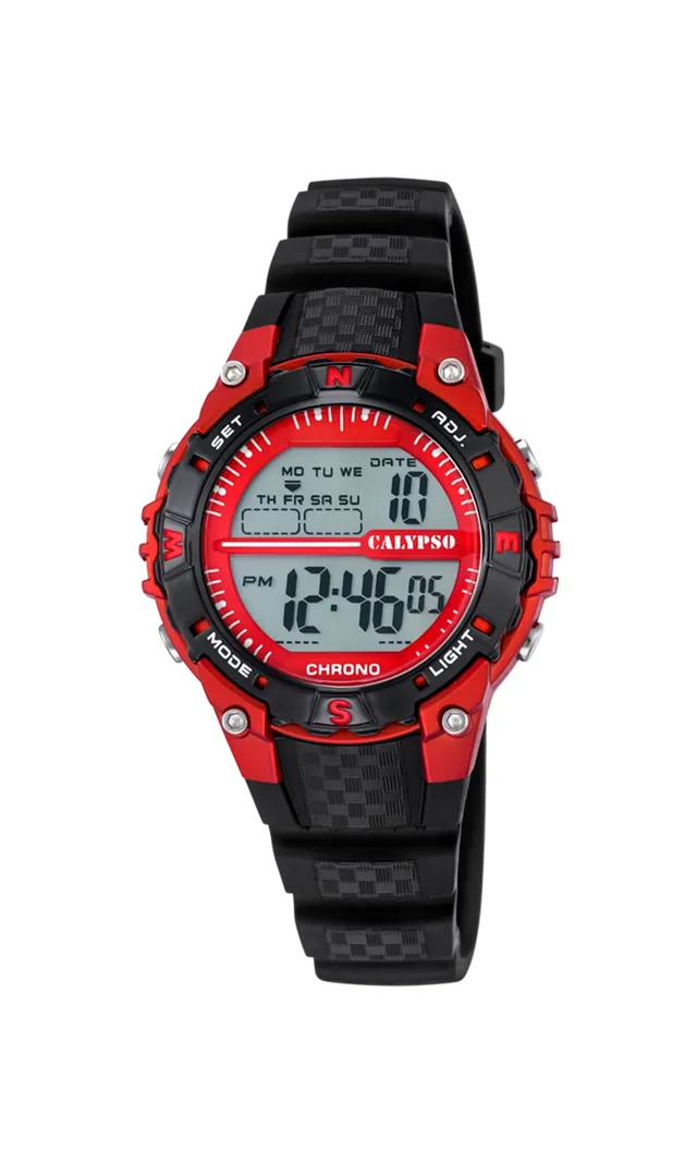 Calypso Digital Crush K5684/6 orologio digitale nero gomma