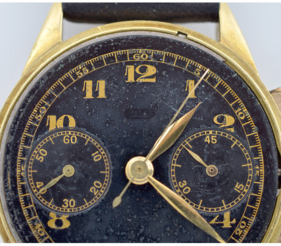 Jaeger anni 30 orologio cronografo elegante 30,5mm